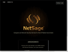 Tablet Screenshot of netsagecorp.com